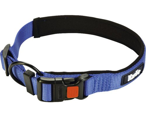 KARLIE Halsband Art Sportiv Premium nylon blauw 25 mm, 50 - 55 cm