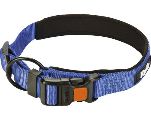 KARLIE Halsband Art Sportiv Premium nylon blauw 25 mm, 45 - 50 cm