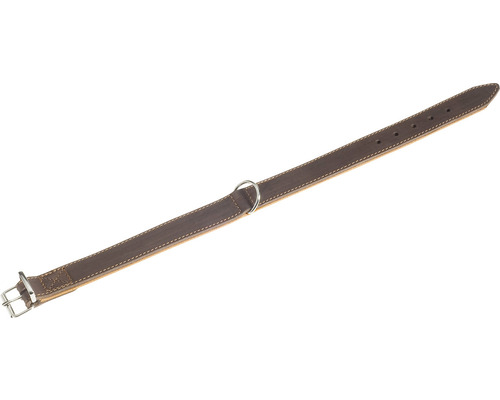 KARLIE Halsband Rondo leer bruin 32 mm, 57 cm