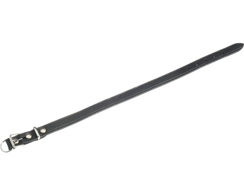 KARLIE Halsband Rondo leer zwart 25 mm, 57 cm