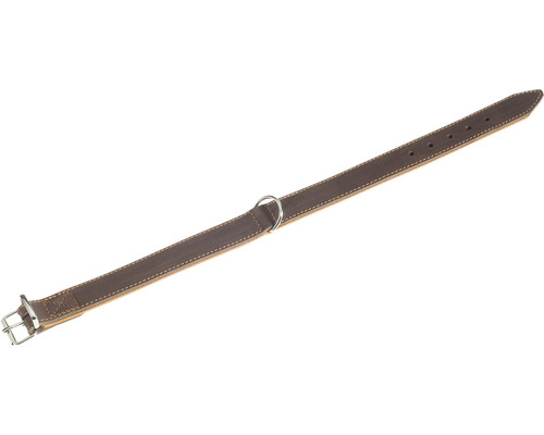 Karlie Kolibri Hundehalsband – Leder, Natur, 25 Mm X 62 Cm – Made In Germany, Mit 5 Jahren Garantie