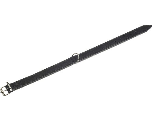 KARLIE Halsband Rondo leer zwart 32 mm, 57 cm