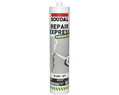 Soudal Repair Express sierpleistercrème reparatiemassa in koker