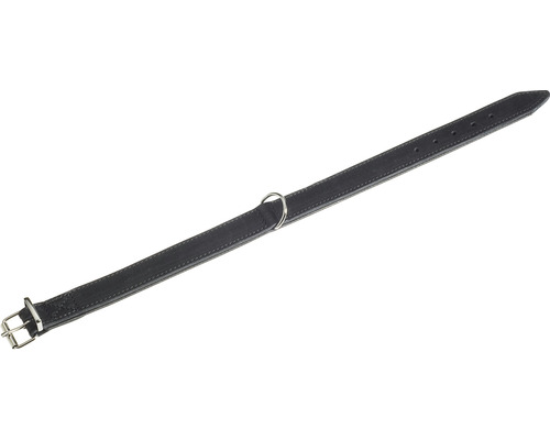 KARLIE Halsband Rondo leer zwart 27 mm, 47 cm