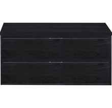 SANOX Badkamermeubelset Porto met wastafelblad 58x120,2x50 cm black oak