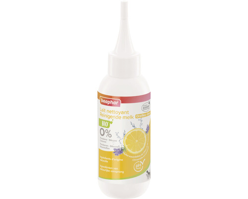BEAPHAR Bio reinigende melk voor de oren 100 ml Beaphar Reinigingsmelk voor honden en katten