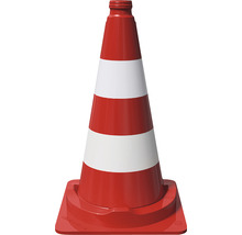 Verkeerskegel met strepen
