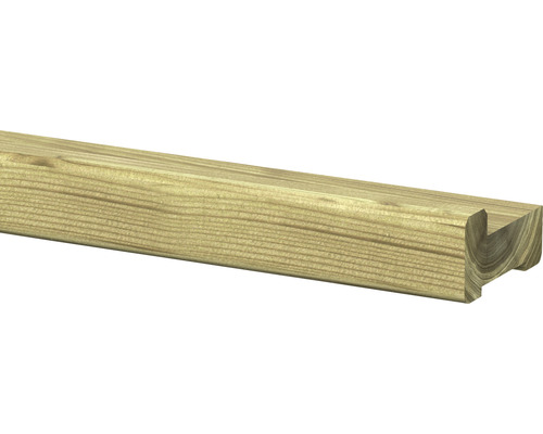 Houten balk met groef