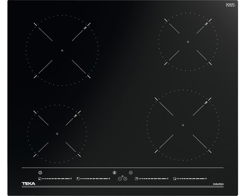 TEKA Inductie kookplaat IBC 64010 BK 4 kookzones zwart 60x51cm 112520012