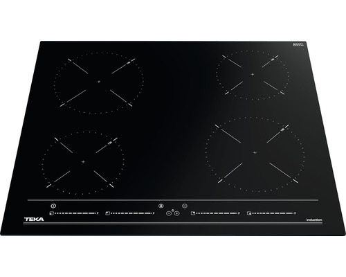 Inductiekookplaat met vier kookzones van het merk Teka