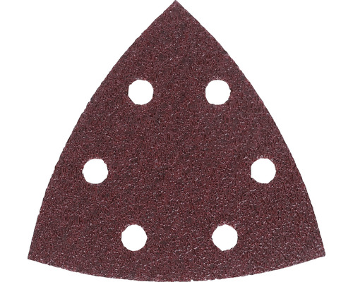 BOSCH Deltaschuurblad F460 Best for Wood and Paint 93 mm K40, 50 stuks Driehoekig schuurpapier met gaten