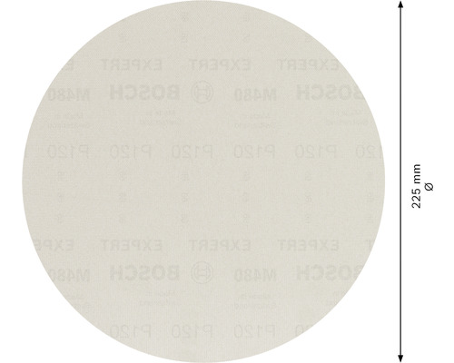 Schuurschijf met een diameter van 225 millimeter