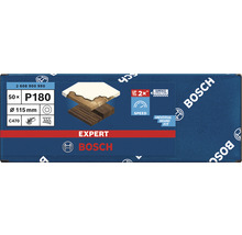 Bosch Expert schuurpapier P180, 115 mm diameter, 50 stuks