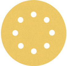 Rond schuurpapier met acht gaten