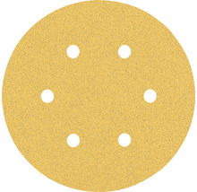 Schuurpapier rond met zes gaten