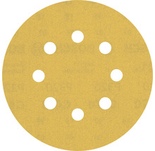 Rond schuurpapier met gaten