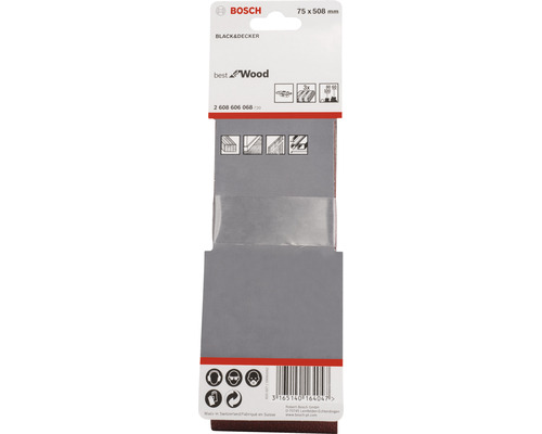 Bosch schuurband 75x508 millimeter voor hout