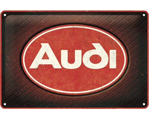 NOSTALGIC-ART Metalen bord Audi 20x30 cm