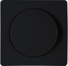 KOPP Paris Centraalplaat voor druk-draaidimmer zwart mat-thumb-0