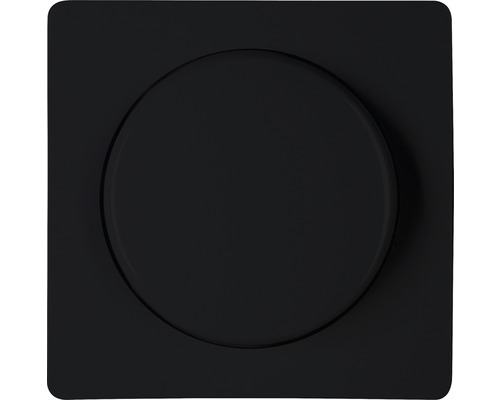 KOPP Paris Centraalplaat voor druk-draaidimmer zwart mat-0