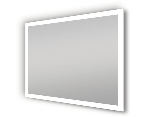 Rechthoekige spiegel met verlichting