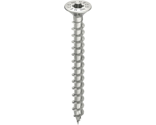 HECO Topix-Plus Universele schroef 4,0x35 mm platverzonken kop met freesholtes Torx T20 voldraad RVS A2, 200 stuks