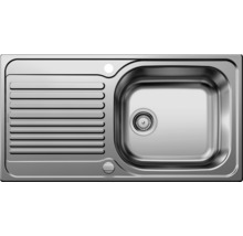 Roestvrijstalen spoelbak met afdruiprek en spoelbak