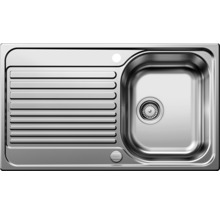 Spoelbak van roestvrij staal met afdruiprek