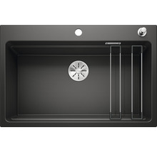 Spoelbak van composietmateriaal met afdruiprek en afvoerslang