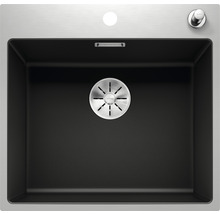 Roestvrijstalen spoelbak met afvoer