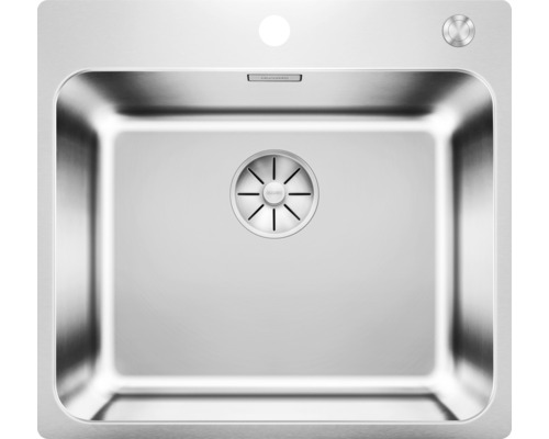 Spoelbak van roestvrij staal met afvoerfilter