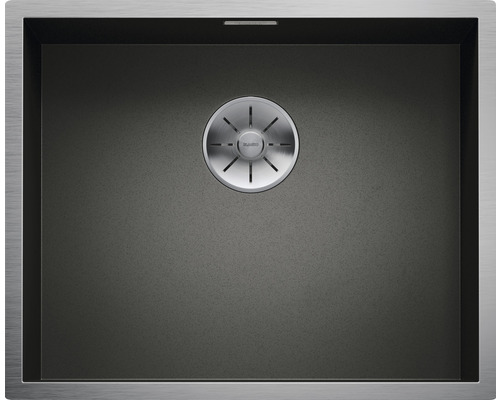 Roestvrijstalen spoelbak met afvoerslang