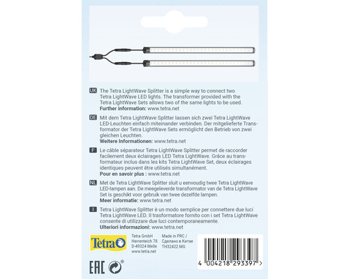 Tetra LightWave Splitter voor het aansluiten van twee LED-lampen