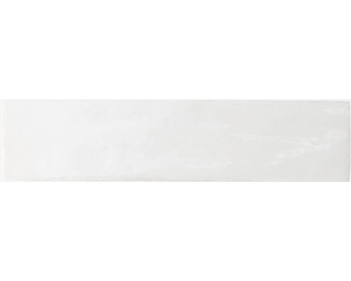 Wandtegel handvorm Manhattan wit 6x24,6 cm Witte wandtegel