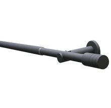 GARDINIA Elba gordijnroede uitschuifbaar steengrijs Ø 16/19 mm 190-340 cm