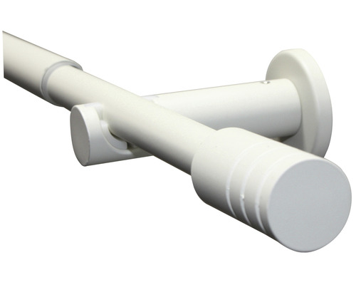 Metalen gordijnroede met beugel