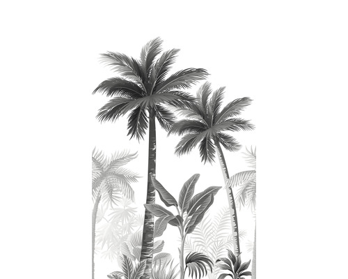 MARBURG Fotobehang vlies 47204 Smart Art Easy palmen zwart/wit 159x270 cm