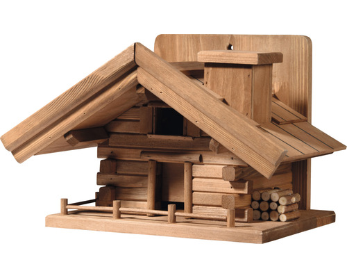 Vogelhuis in chaletstijl van hout