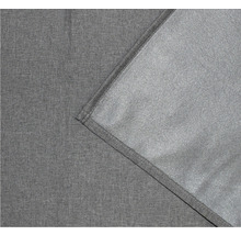 HOME FASHION Paneelgordijn thermisch Eskimo grijs 60x245 cm