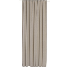 Beige gordijn van stof