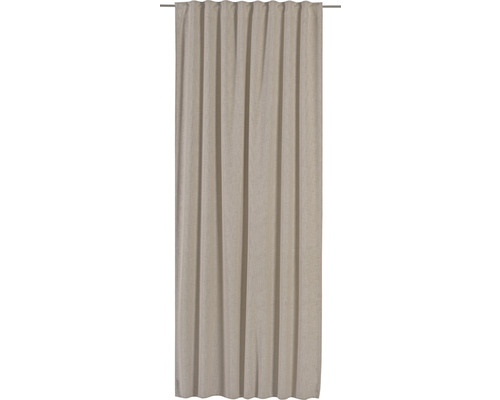 Beige gordijn van stof
