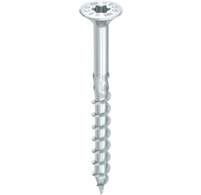 HECO Topix-Plus Universele schroef 6,0x260 mm platverzonken kop met freesholtes Torx T30 deeldraad blauw verzinkt, 100 stuks