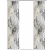 HOME FASHION Paneelgordijn Torre wit 60x245 cm set van 3