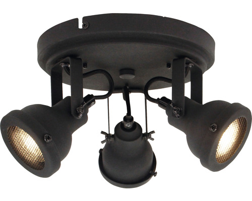 Plafondlamp met drie spots