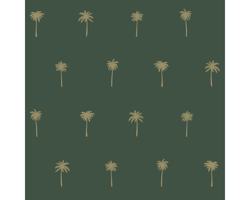ESTAHOME Vliesbehang 139160 Paradise palmbomen emerald groen/goud
