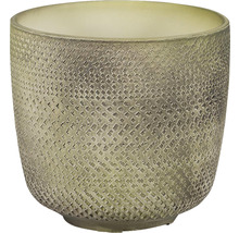 Decoratieve plantenpot met vierkant patroon