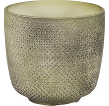 Bloempot met ruitpatroon