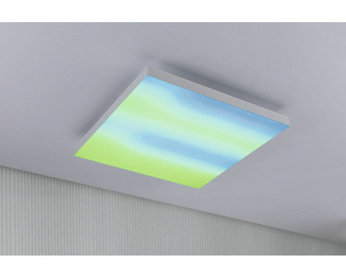 Vierkante plafondlamp met abstract patroon