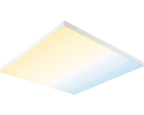Vierkante LED plafondlamp met wit frame
