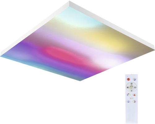 Vierkante led-plafondlamp met kleurverloop en afstandsbediening